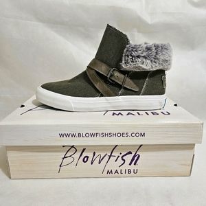 Blowfish Malibu  Faux Fur Trim Ankle Boot, Women's Sneakers